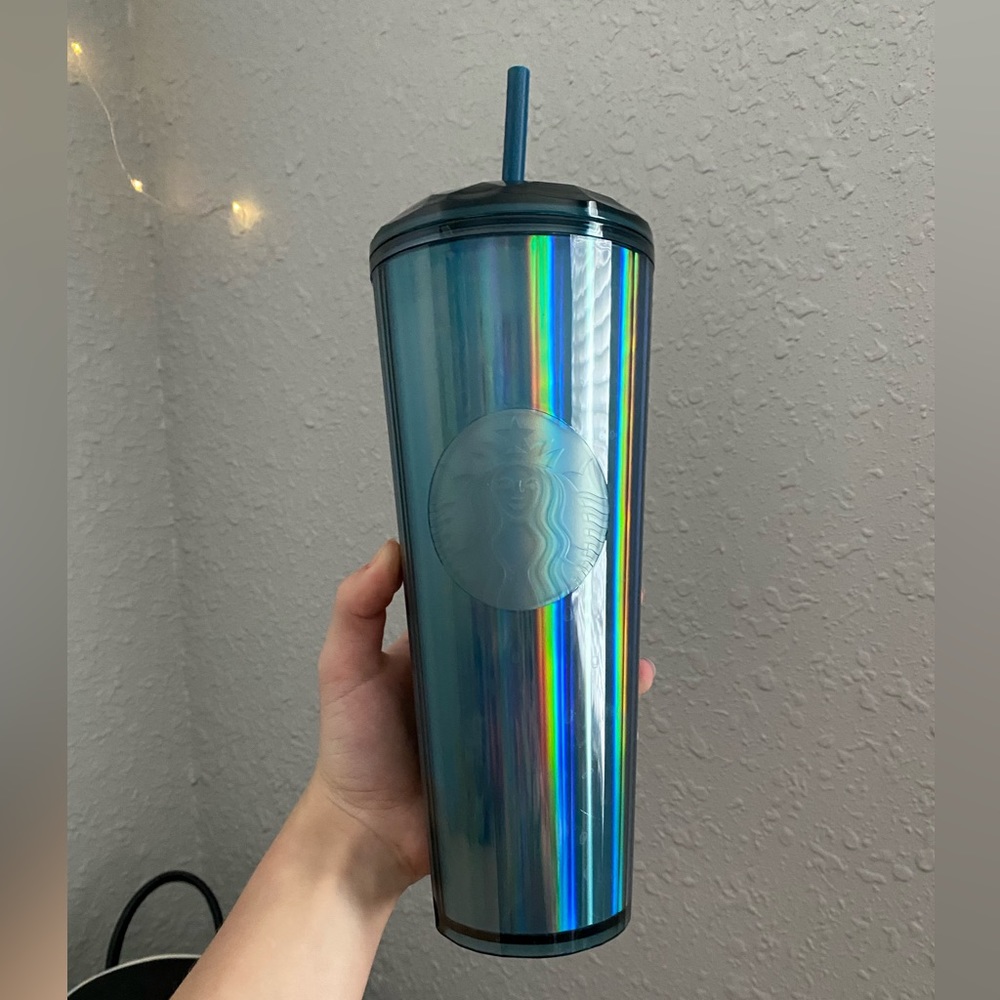 Blue Chromish Starbucks Tumbler